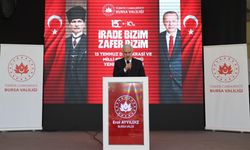 BURSA VALİSİ EROL AYYILDIZ: ŞEHİTLERİMİZİN EMANETİNE SAHİP ÇIKMAYA DEVAM EDİYORUZ