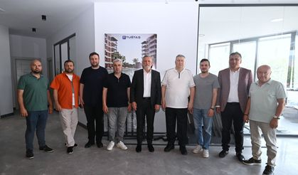 İBRAHİM BURKAY VE HASAN TUĞCU, İNŞAAT SEKTÖRÜNÜN GELECEĞİ İÇİN BİR ARAYA GELDİ
