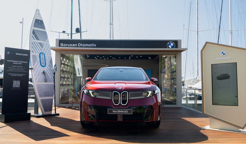 Yeni BMW iX3, Yalıkavak Marina’da!..