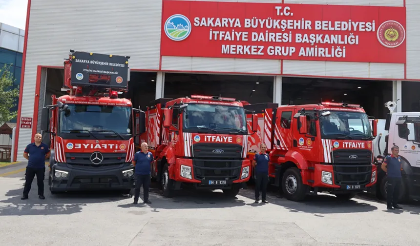 Sakarya İtfaiye Teşkilatı'nın yeni güçleri